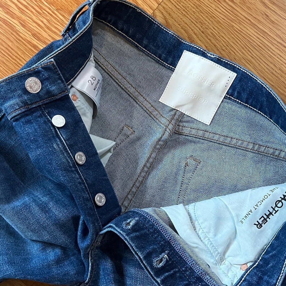 MOTHER The Tomcat Ankle Jeans Size 28 NWT - Picture 9 of 13